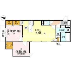 CORTE　BREEZA御影の間取り