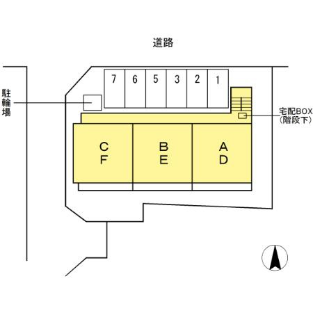 プレミール日吉の区画図