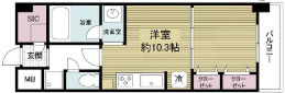 KDX堺筋本町レジデンスの間取り
