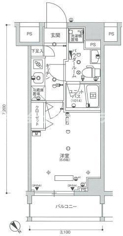 スカイコートパレス西巣鴨の間取り|間取図