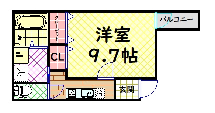 【間取り】 | フジパレス西湊Ⅰ番館