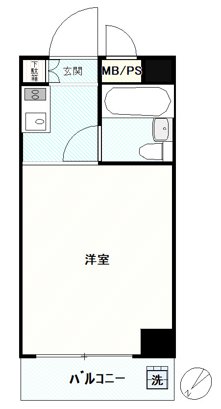 パークハイツ日本橋蛎殻町の間取り