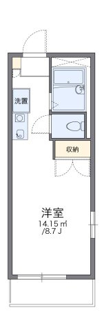 レオパレス天城の間取り