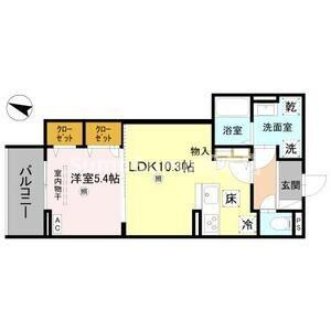 CORTE　BREEZA御影の間取り