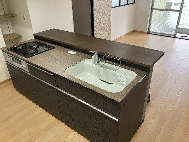 福岡市中央区　リノベーション完成　中古マンションのキッチン