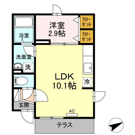 ヒヨシハウスの間取り