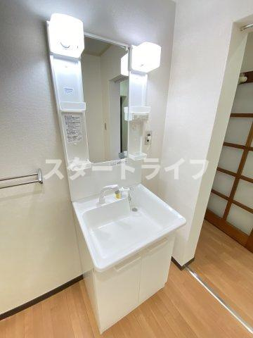 大阪市淀川区西宮原３丁目の賃貸マンションの洗面所