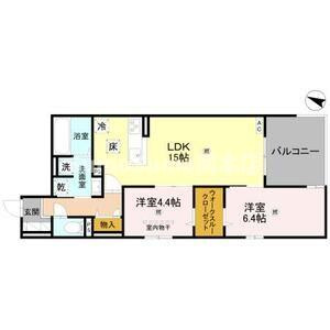 CORTE　BREEZA御影の間取り