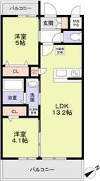 【間取り】 | メゾンシュシュ大宮