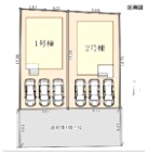 佐賀市光第2　１号棟の区画図