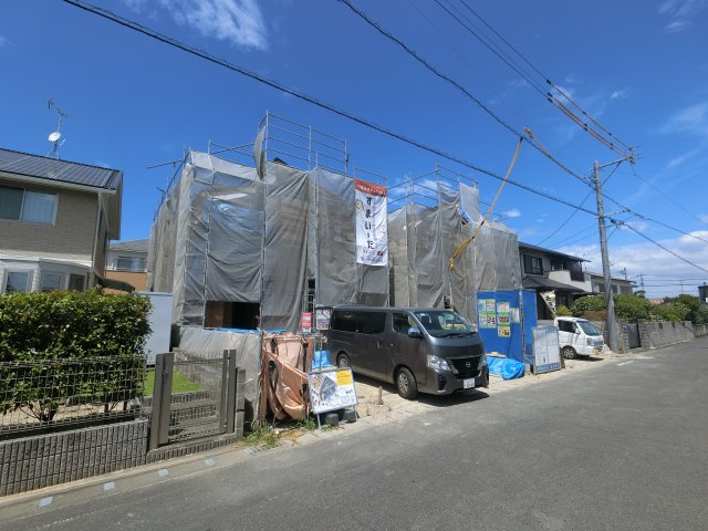 佐賀市光第2　１号棟の前面道路含む現地写真|前面道路含む現地写真です