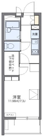 レオパレス扇の間取り