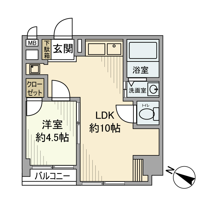 中川マンションの間取り