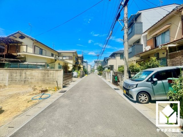宇治市大久保町南ノ口　1期の前面道路含む現地写真