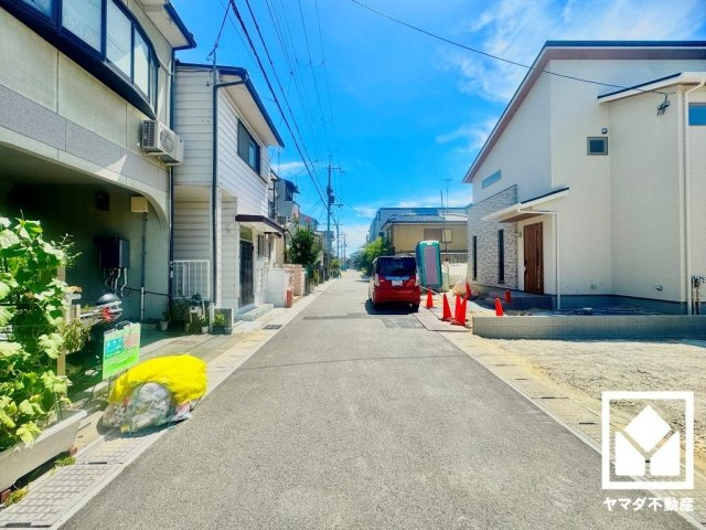 宇治市大久保町南ノ口　1期の前面道路含む現地写真