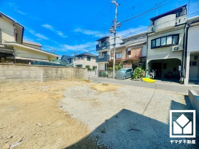 宇治市大久保町南ノ口　1期の前面道路含む現地写真
