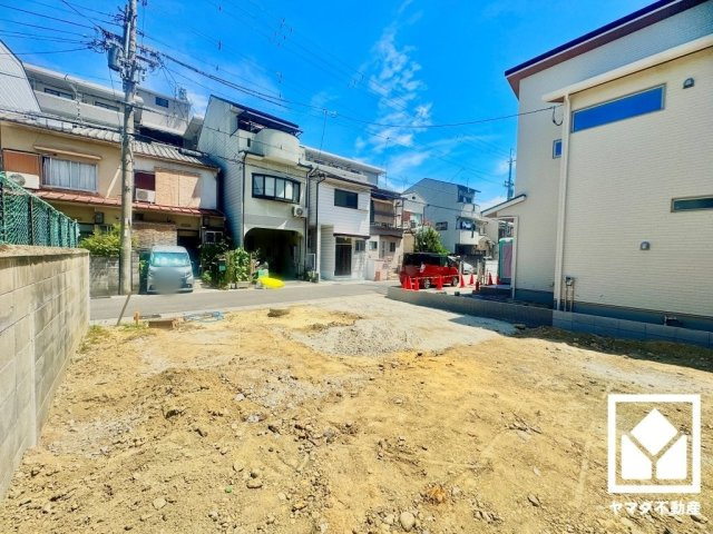 宇治市大久保町南ノ口　1期の前面道路含む現地写真