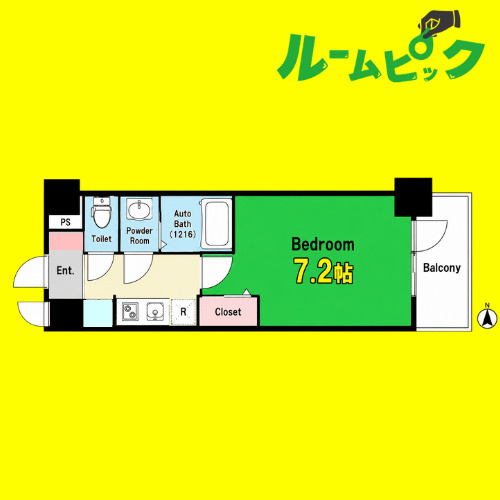 アドバンス名古屋アウリィ　名古屋市賃貸　仲介手数料無料の間取り