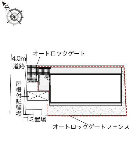 レオパレススペーシア　東池袋の区画図