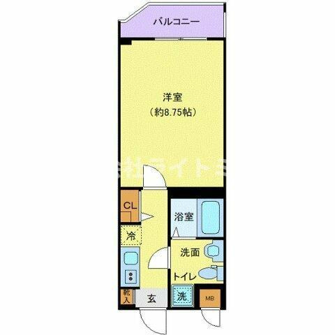 ＬＵＭＥＥＤ飯田橋の間取り