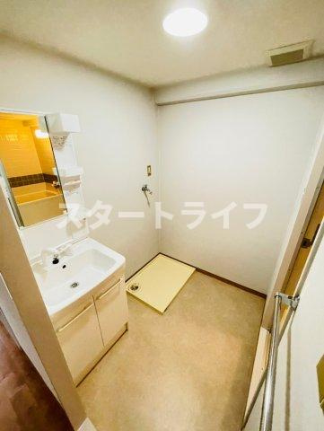 大阪市東淀川区東中島１丁目の賃貸マンションの洗面所