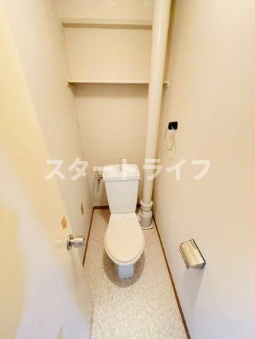 大阪市東淀川区東中島１丁目の賃貸マンションのトイレ