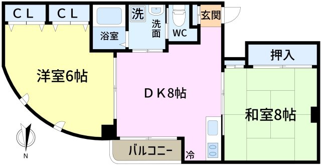 NIKOハイム新小岩第6の間取り