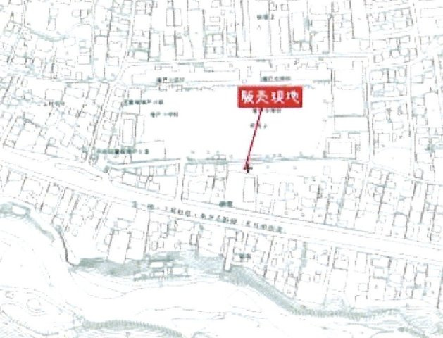 あきる野市伊奈　売地の地図