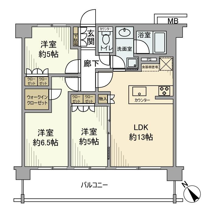 サンクレイドルさがみ野の間取り