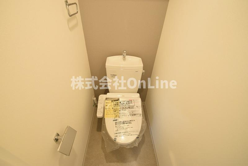 東大阪市横枕西の賃貸マンションのトイレ