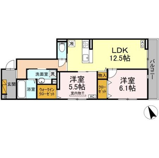 【間取り】 | D's LIEN (ディ-ズリアン) B