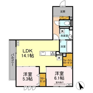 【間取り】 | D's LIEN (ディ-ズリアン) D