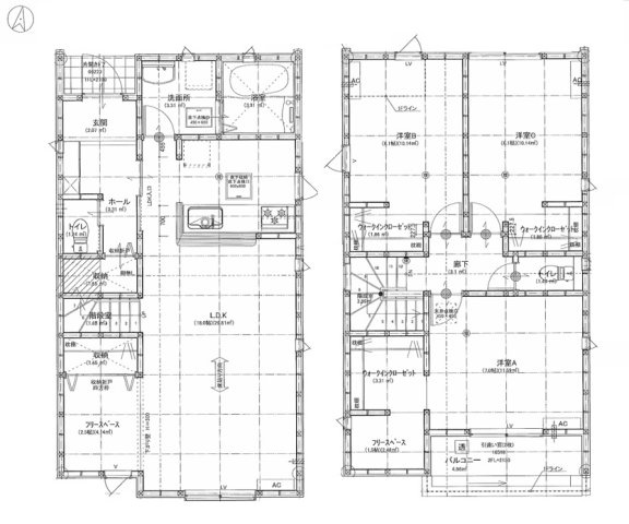 【間取り】 | 田方郡函南町仁田　新築一戸建て　1号棟