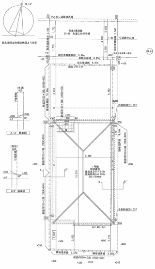 【区画図】 | 田方郡函南町仁田　新築一戸建て　1号棟