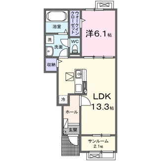 【間取り】 | ポルトⅠ | 間取図