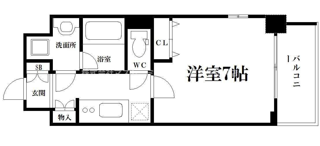 アーバネックス梅田西の間取り