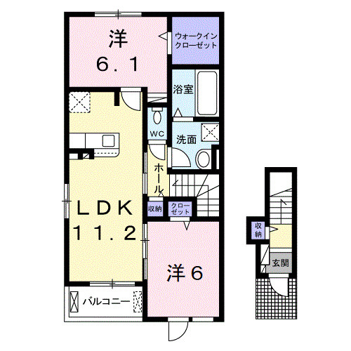 【間取り】 | コーネリア西浜Ⅰ
