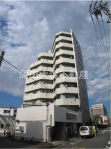 フラリッシュの外観|1991年12月築　SRC鉄骨鉄筋コンクリート造地上10階建て
東京都大田区千鳥3丁目　東急多摩川線下丸子駅近最寄り徒歩3分