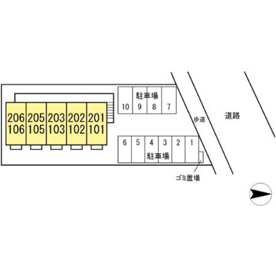 【区画図】 | フラワーハイム