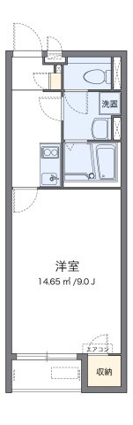 クレイノ百合桜の間取り|代表的な間取のため実際の間取とは異なる場合があります
