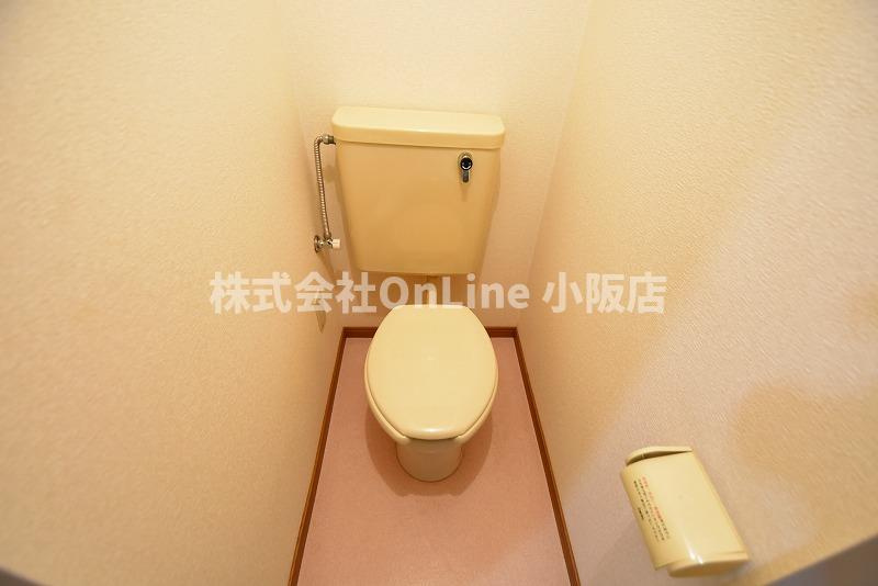 東大阪市南上小阪の賃貸マンションのトイレ