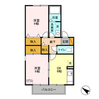 【間取り】 | イーグルガーデン ＡＢ