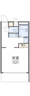 【間取り】 | レオパレスエントピアSS | 画像2