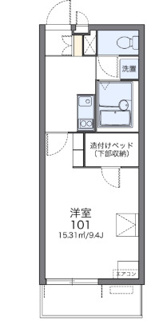 【間取り】 | レオパレスイーストビレッジ2 | 画像2