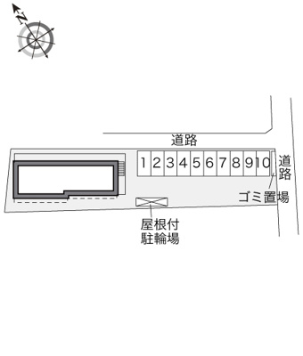 【区画図】 | レオパレスリベェール