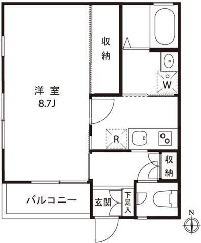 オーチャードコート丸子通2丁目Ⅱの間取り