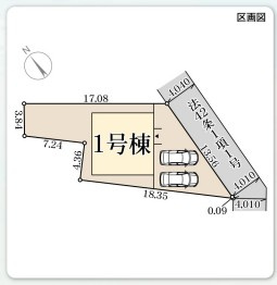 【区画図】 | リーブルガーデン西区持子５期 | 区画図