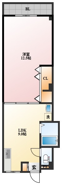 コーポラスハーモニーの間取り