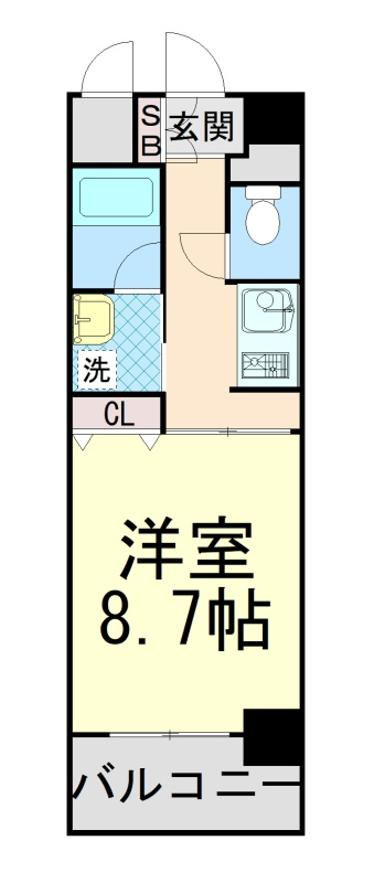 エル・セレーノ石屋川の間取り