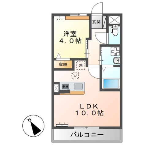 エトワールAの間取り